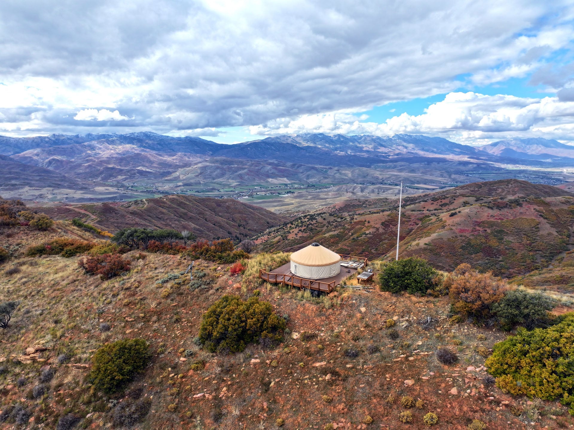East-Canyon-Ranch-Utah-ranches-for-sale-aerial-yurt